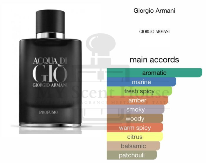 Armani Acqua Di Gio Profumo Black Perfume For Men 100ML - Image 3