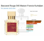 Maison Baccarat Rouge 540 White Perfume For Men and Women 70ML - Image 4