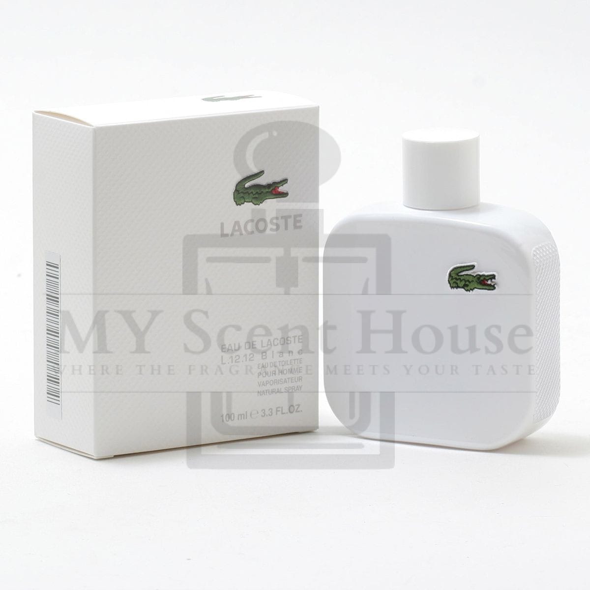 lacoste white4 Lacoste White L.12.12 Blanc EDT Men Perfume 100ML - Image 1