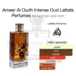 Arabic Ameer Al Oud Intense Oud Perfume For Unisex 100ML - Image 3