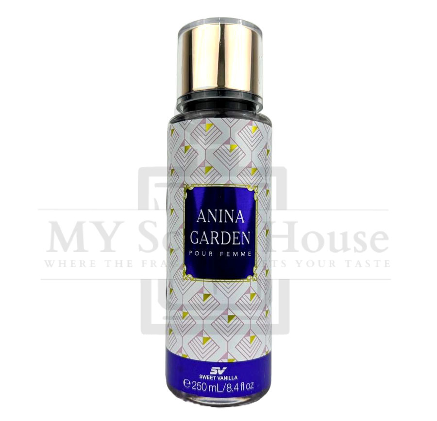 Anina-Garden1 Anina Garden Sweet Vanilla Fragrance Mist 250ML - Image 1