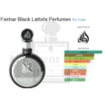 Lattafa Fakhar Silver Black Perfume For Men 100ML Minyak Wangi Laki - Image 3