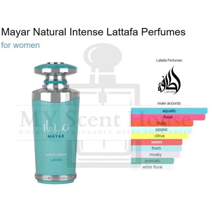 Arabic Lattafa Mayar Natural Intense Perfume For Women 100ML Minyak Wangi Perempuan - Image 3