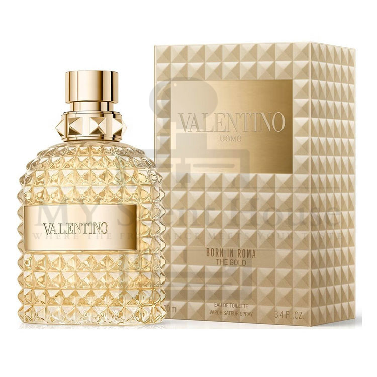 Valentino-Uomo-Born-In-Roma Valentino Uomo Born In Roma The Gold Men Perfume 100ML - Image 1