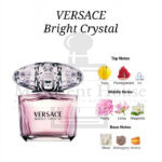 Versace Bright Crystal EDT Women Perfume 90ML - Image 3
