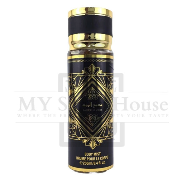 bade-al-oud-black-brume1 Badee Al Oud Black Brume Body Mist 250ML - Image 1