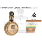 Lattafa Fakhar Extrait Perfume For Women 100ML Minyak Wangi Perempuan - Image 3