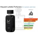 Arabic Lattafa Hayaati Black EDP Perfume For Unisex 100ML Dubai Imported - Image 3