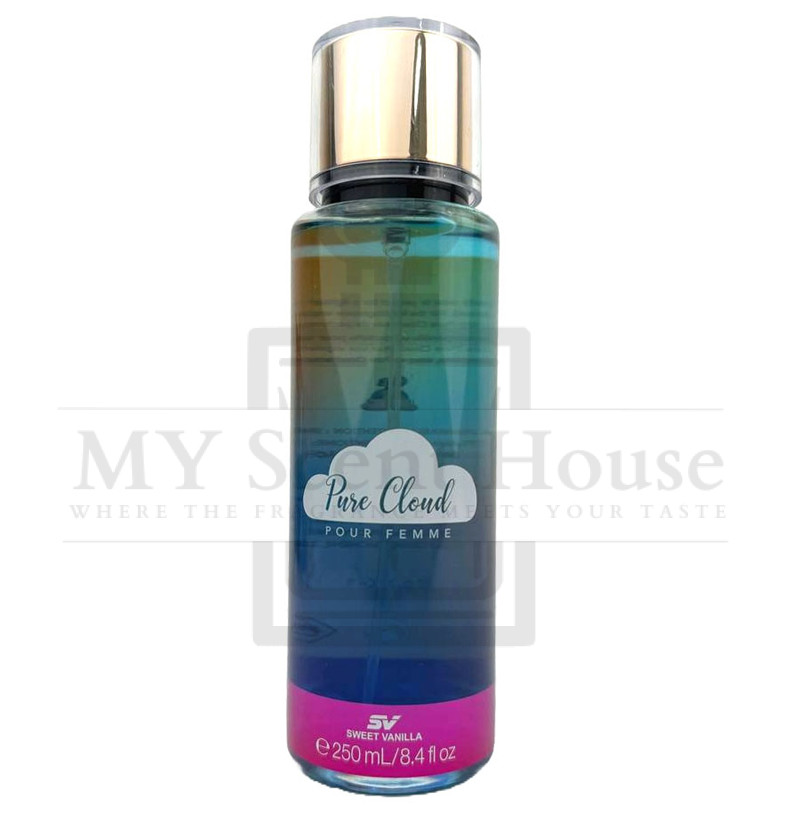 pure-cloud1 Pure Cloud Sweet Vanilla Body Mist 250ML - Image 1