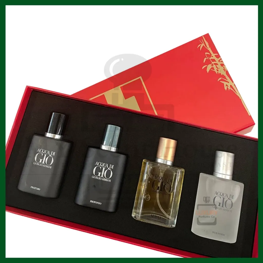 Armani Gio 4 in 1 Gift Set4 Armani Gio 4 in 1 Gift Set Perfume For Men - Image 1