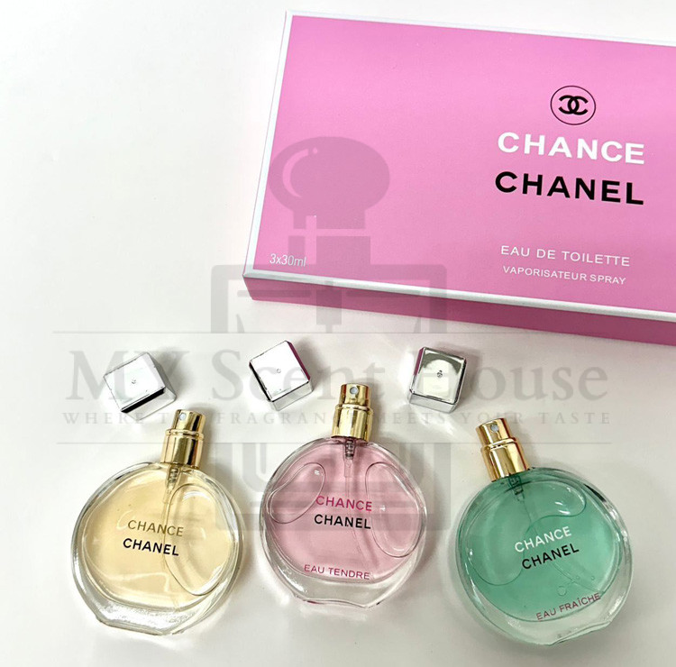Chanel Chance 3in1 Gift Set 1 Chanel Chance 3in1 Gift Set Perfumes - Image 1