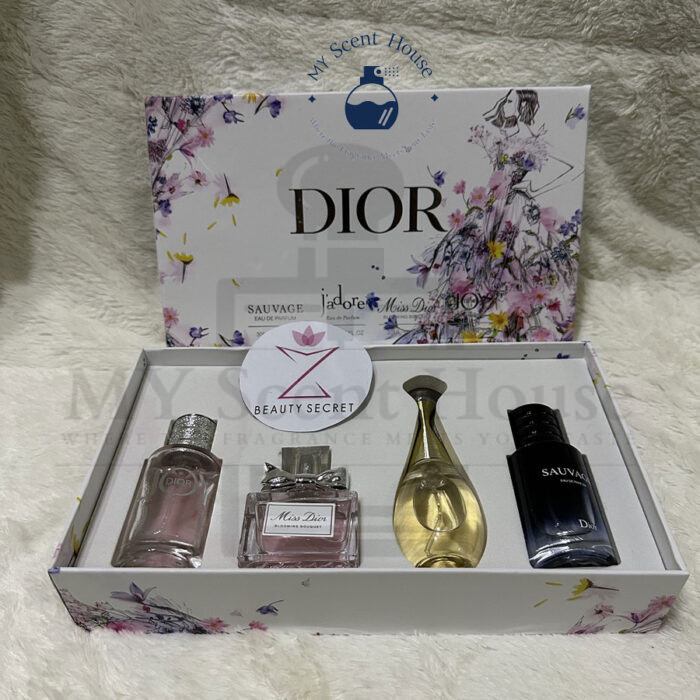 Dior 4 in 1 Gift Set Perfumes (New Edition) - Image 2