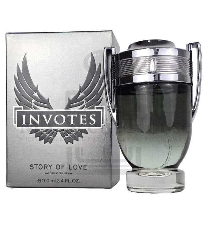 Invotes Grey & Black Homme Perfume 100ML - Image 1