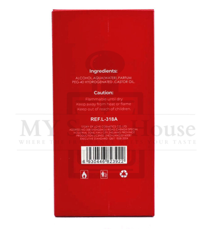 Kiss Me Red Perfume 100ML - Image 3