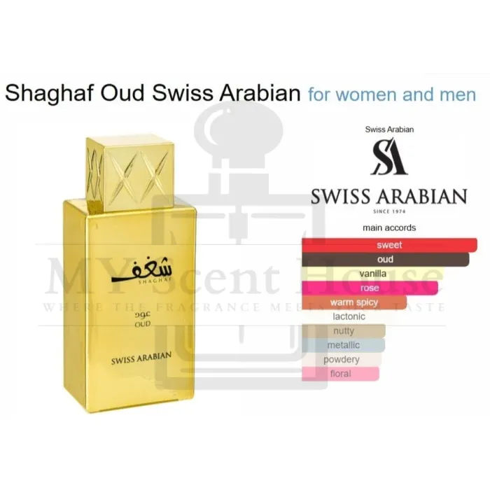 Swiss Arabian Shaghaf Oud Perfume For Men and Women 100ML - Image 3