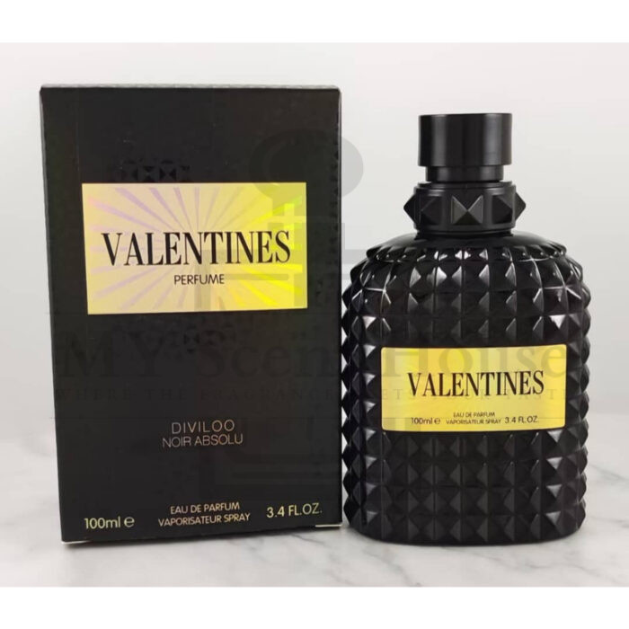 Valentines Noir Absolu Diviloo EDP Perfume 100ML - Image 2