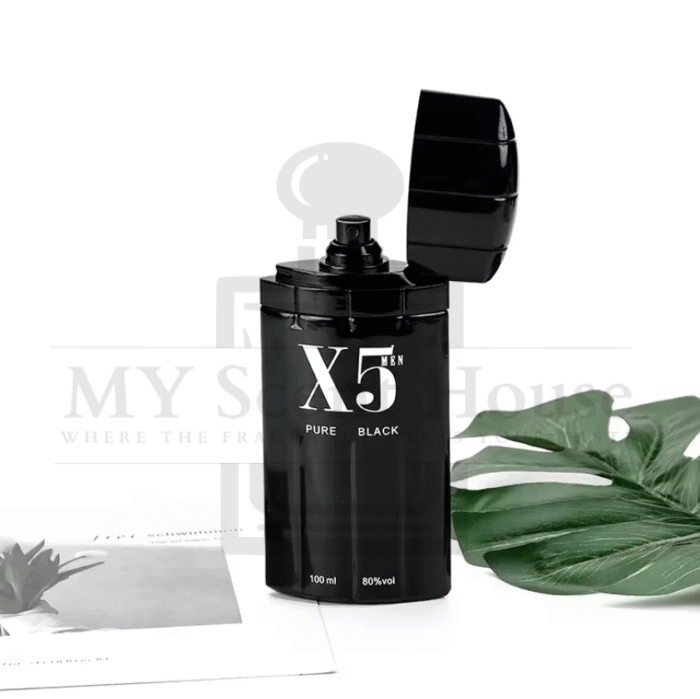 X 5 Pure Black Hannas Secret Perfume 100ML - Image 3