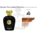 Arabic Lattafa Opulent Oud Black Perfume For Unisex 100ML - Image 4