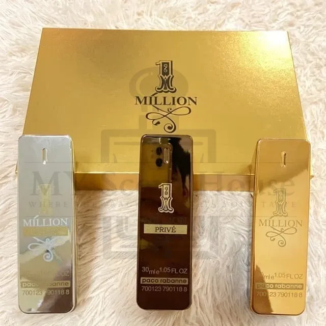 paco 1 million 3 in one3 Ori Rejected Paco Rabanne 1 Million 3in 1 Perfume Gift Set For Men - Image 1