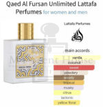 Arabic Lattafa Qaed Al Fursan Unlimited White Perfume For Unisex 100ML - Image 4