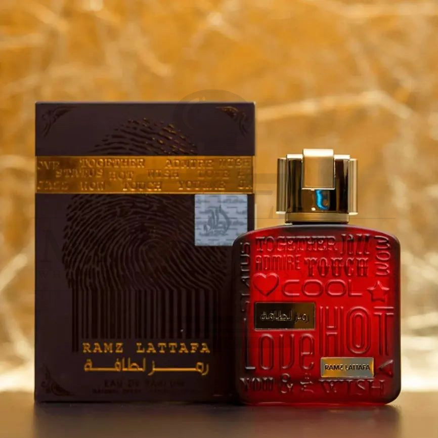 ramz gold2 Arabic Ramz Lattafa Gold Perfume For Men and Women 100ML - Image 1