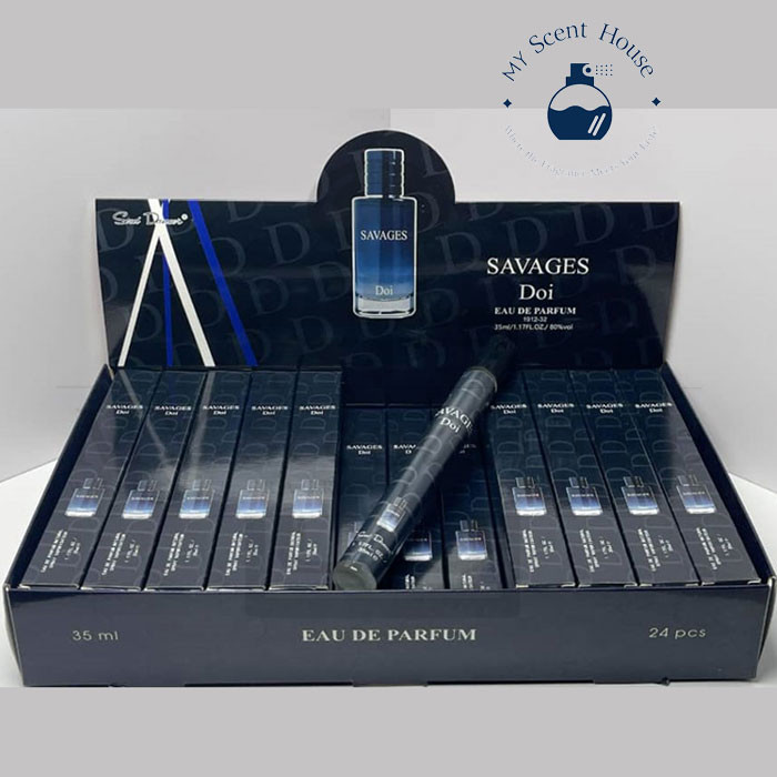 savages3 Savages Doi Men EDP Pocket Perfume 35ML - Image 1