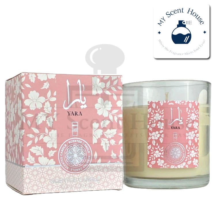 yara1 Yara Pink Scented Candle 200G - Image 1