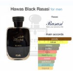 Rasasi Hawas Black Perfume For Men 100ML - Image 3