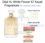 KayAli Deja Vu White Flower 57 Perfume For Men and Women 100ML - Image 3
